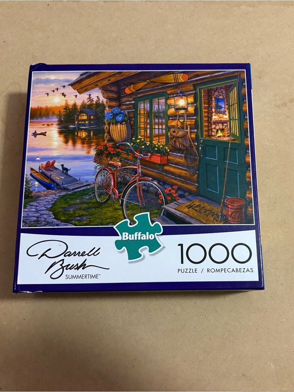 Buffalo David Bitton 'Summertime' Puzzle - Blue, Green, Orange